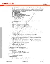 M0564VG4AE Datasheet Page 16