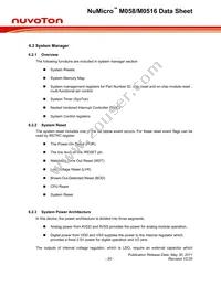 M058LAN Datasheet Page 20