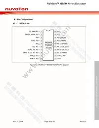 M058SZAN Datasheet Page 13