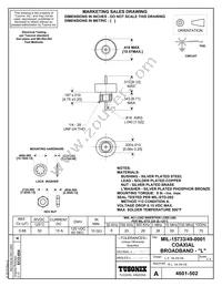 M15733/49-0001 Datasheet Cover