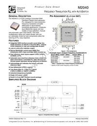 M2040-01-533.3334T Datasheet Cover