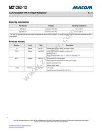 M21262G-12 Datasheet Page 2