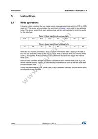 M24128S-FCU6T/T Datasheet Page 14