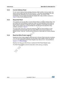 M24128S-FCU6T/T Datasheet Page 20