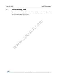 M24128T-FCU6T/TF Datasheet Page 21