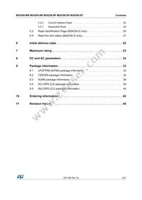 M24256-BFCS6TP/K Datasheet Page 3