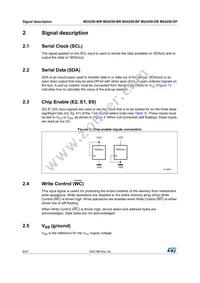 M24256-BFCS6TP/K Datasheet Page 8