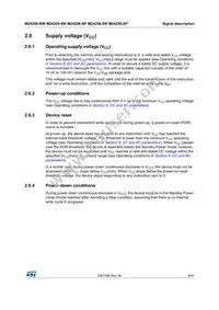 M24256-BFCS6TP/K Datasheet Page 9