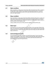 M24256-BFCS6TP/K Datasheet Page 12