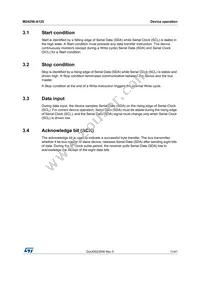 M24256-DRMF3TG/K Datasheet Page 11