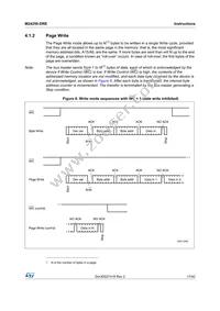 M24256-DRMN8TP/K Datasheet Page 17