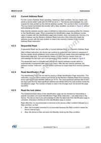 M24512-DRMN3TP/K Datasheet Page 21