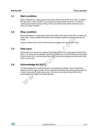 M24C02-DRMN8TP/K Datasheet Page 11