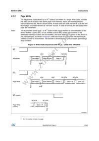 M24C04-DRDW8TP/K Datasheet Page 17