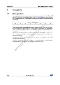 M24C04-WMN6P Datasheet Page 14
