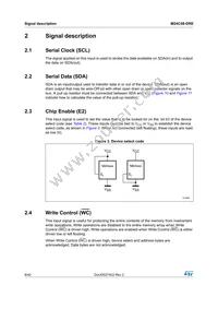 M24C08-DRDW8TP/K Datasheet Page 8