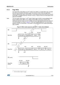 M24C08-DRMF3TG/K Datasheet Page 17