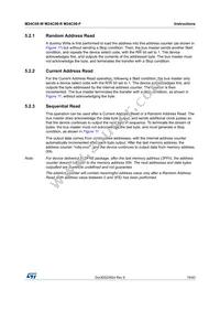 M24C08-WMN6T Datasheet Page 19