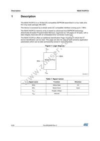 M24C16-DFCU6TP/K Datasheet Page 6