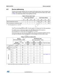 M24C16-DFCU6TP/K Datasheet Page 13