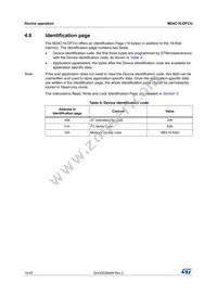 M24C16-DFCU6TP/K Datasheet Page 14