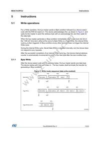 M24C16-DFCU6TP/K Datasheet Page 15