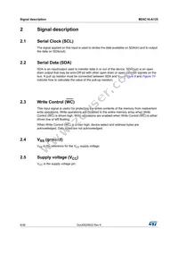 M24C16-DRDW3TP/K Datasheet Page 8