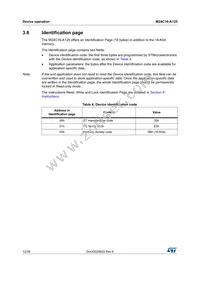 M24C16-DRDW3TP/K Datasheet Page 12