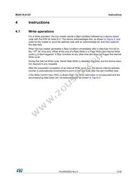 M24C16-DRDW3TP/K Datasheet Page 13