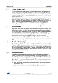 M24C16-DRDW3TP/K Datasheet Page 19