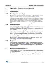 M24C16-DRDW3TP/K Datasheet Page 21