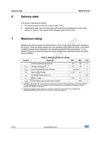 M24C16-DRDW3TP/K Datasheet Page 22