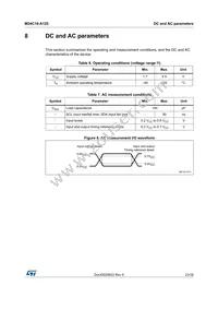 M24C16-DRDW3TP/K Datasheet Page 23