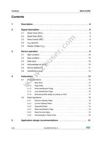 M24C16-DRDW8TP/K Datasheet Page 2