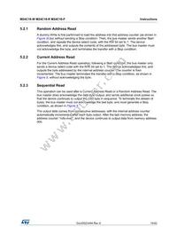 M24C16-WMN6P Datasheet Page 19