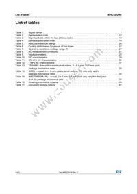 M24C32-DRDW8TP/K Datasheet Page 4