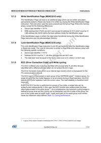 M24C32-FCU6TP/TF Datasheet Page 17