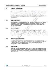M24C32-FMB5TG Datasheet Page 13
