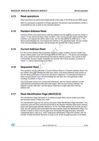 M24C32-FMB5TG Datasheet Page 21