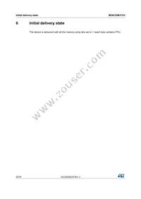 M24C32M-FCU6T/TF Datasheet Page 20