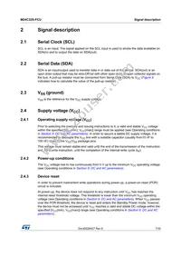 M24C32S-FCU6T/T Datasheet Page 7