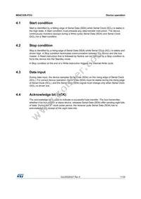 M24C32S-FCU6T/T Datasheet Page 11