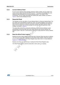 M24C32S-FCU6T/T Datasheet Page 19