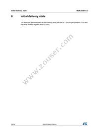 M24C32S-FCU6T/T Datasheet Page 20