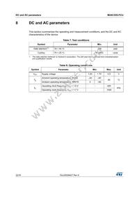 M24C32S-FCU6T/T Datasheet Page 22