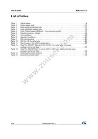 M24C32T-FCU6T/TF Datasheet Page 4