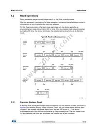 M24C32T-FCU6T/TF Datasheet Page 19