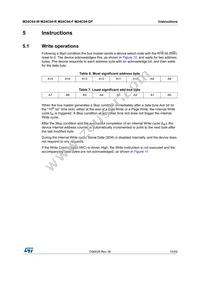M24C64-FCU6TP/TF Datasheet Page 15