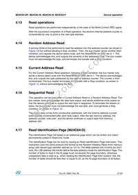 M24C64-FMB6TG Datasheet Page 21