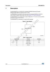 M24C64M-FCU6T/TF Datasheet Page 6